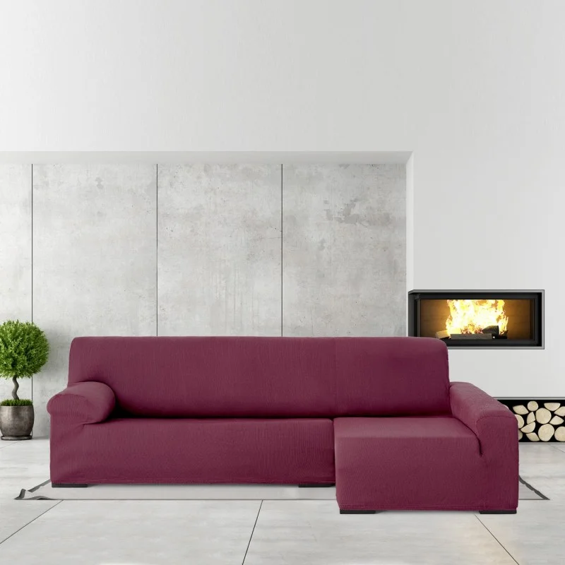 Capa elástica para chaise longue Ulises | Ajuste impecável e textura decorativa Capa elástica para chaise longue Ulises | Ajuste impecável e textura decorativa