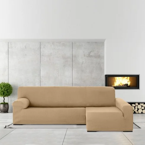 Capa elástica para chaise longue Ulises | Ajuste impecável e textura decorativa