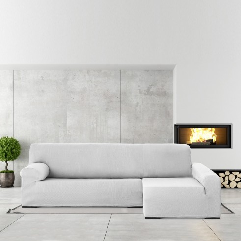 Capa elástica para chaise longue Ulises | Ajuste impecável e textura decorativa
