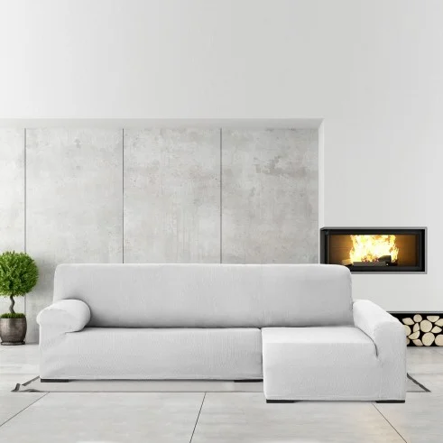 Capa elástica para chaise longue Ulises | Ajuste impecável e textura decorativa