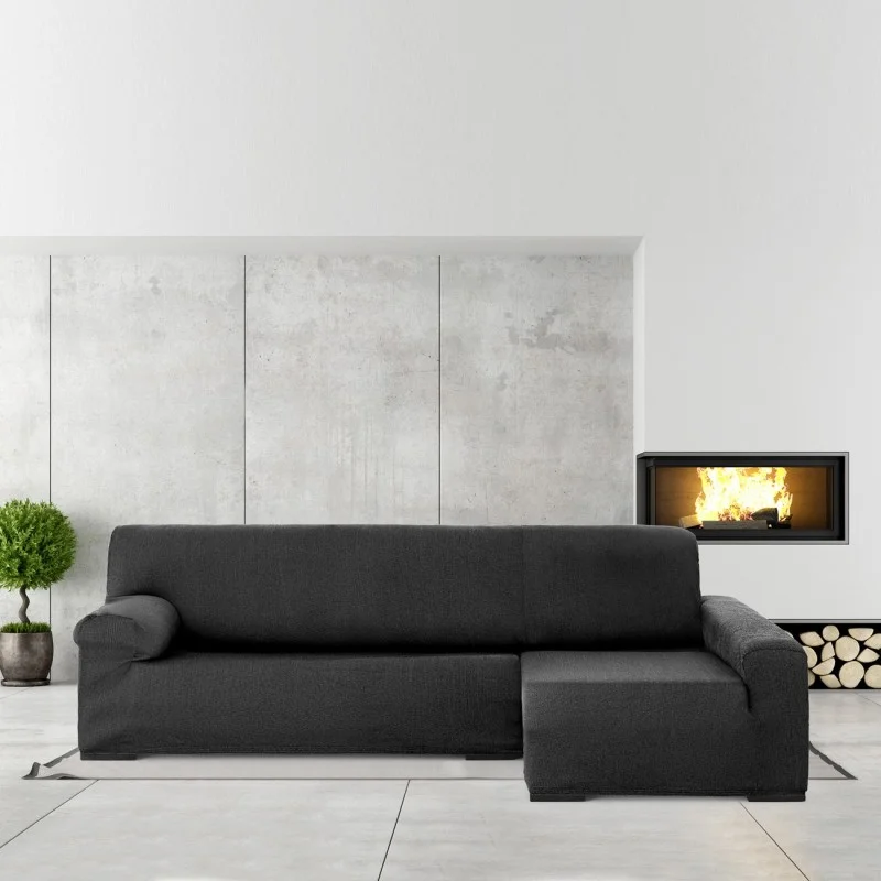 Capa elástica para chaise longue Ulises | Ajuste impecável e textura decorativa Capa elástica para chaise longue Ulises | Ajuste impecável e textura decorativa