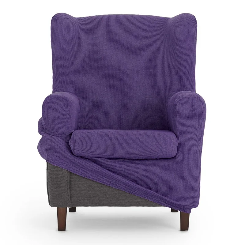 Capa elástica para poltrona com orelhas Ulises | Elegância atemporal com proteção moderna Capa elástica para poltrona com orelhas Ulises | Elegância atemporal com proteção moderna