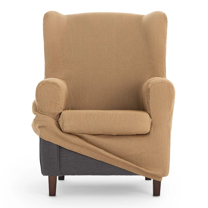Capa elástica para poltrona com orelhas Ulises | Elegância atemporal com proteção moderna Capa elástica para poltrona com orelhas Ulises | Elegância atemporal com proteção moderna