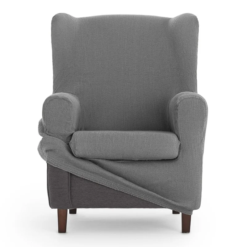 Capa elástica para poltrona com orelhas Ulises | Elegância atemporal com proteção moderna Capa elástica para poltrona com orelhas Ulises | Elegância atemporal com proteção moderna