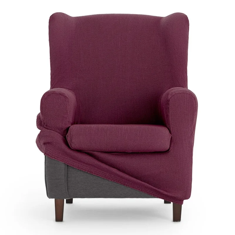 Capa elástica para poltrona com orelhas Ulises | Elegância atemporal com proteção moderna Capa elástica para poltrona com orelhas Ulises | Elegância atemporal com proteção moderna
