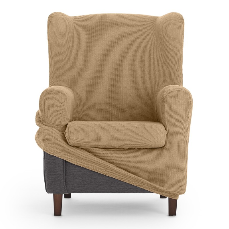 Capa elástica para poltrona com orelhas Ulises | Elegância atemporal com proteção moderna Capa elástica para poltrona com orelhas Ulises | Elegância atemporal com proteção moderna