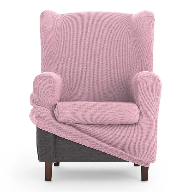 Capa elástica para poltrona com orelhas Ulises | Elegância atemporal com proteção moderna Capa elástica para poltrona com orelhas Ulises | Elegância atemporal com proteção moderna