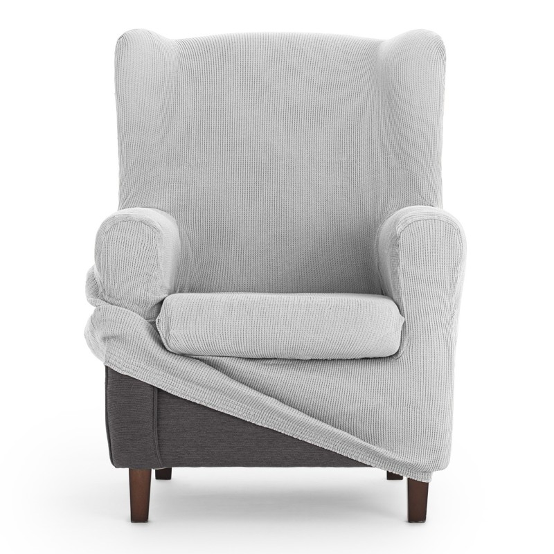 Capa elástica para poltrona com orelhas Ulises | Elegância atemporal com proteção moderna Capa elástica para poltrona com orelhas Ulises | Elegância atemporal com proteção moderna