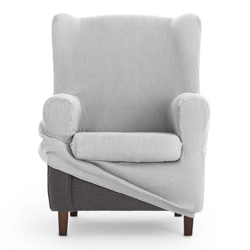 Capa elástica para poltrona com orelhas Ulises | Elegância atemporal com proteção moderna Capa elástica para poltrona com orelhas Ulises | Elegância atemporal com proteção moderna