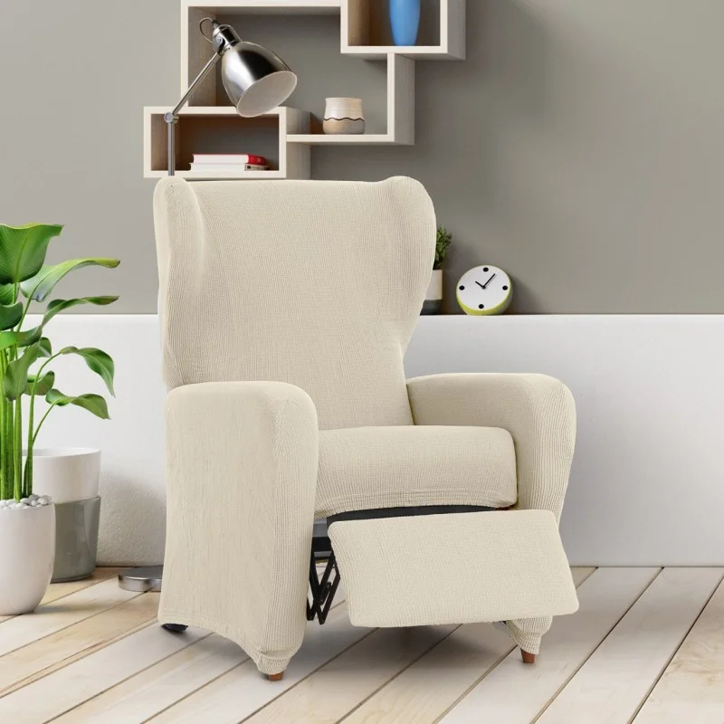 Capa elástica para poltrona relax Ulises | Relevo decorativo e conforto diário Capa elástica para poltrona relax Ulises | Relevo decorativo e conforto diário