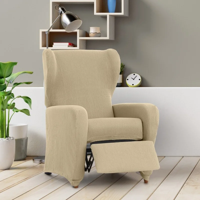 Capa elástica para poltrona relax Ulises | Relevo decorativo e conforto diário Capa elástica para poltrona relax Ulises | Relevo decorativo e conforto diário