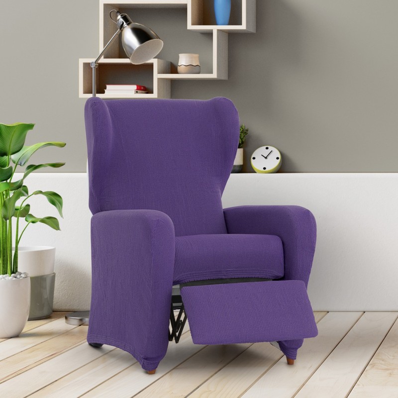 Capa elástica para poltrona relax Ulises | Relevo decorativo e conforto diário Capa elástica para poltrona relax Ulises | Relevo decorativo e conforto diário