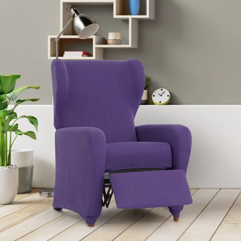Capa elástica para poltrona relax Ulises | Relevo decorativo e conforto diário Capa elástica para poltrona relax Ulises | Relevo decorativo e conforto diário