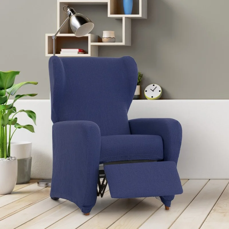 Capa elástica para poltrona relax Ulises | Relevo decorativo e conforto diário Capa elástica para poltrona relax Ulises | Relevo decorativo e conforto diário