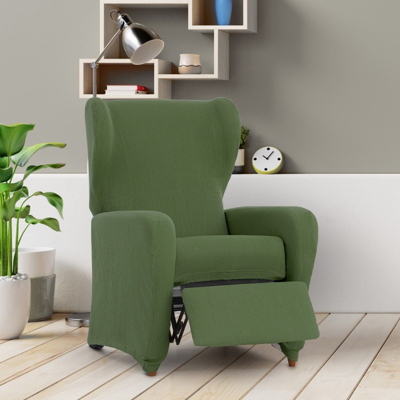 Capa elástica para poltrona relax Ulises | Relevo decorativo e conforto diário Capa elástica para poltrona relax Ulises | Relevo decorativo e conforto diário