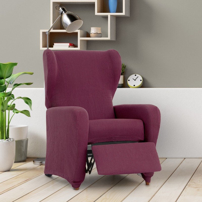 Capa elástica para poltrona relax Ulises | Relevo decorativo e conforto diário Capa elástica para poltrona relax Ulises | Relevo decorativo e conforto diário