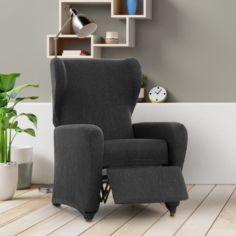 Capa elástica para poltrona relax Ulises | Relevo decorativo e conforto diário Capa elástica para poltrona relax Ulises | Relevo decorativo e conforto diário